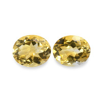 8.49 Ct.Tw. Oval Citrine Pair