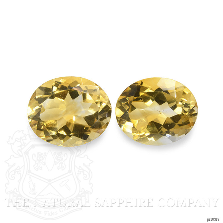8.49 Ct.Tw. Citrine Pair from Brazil