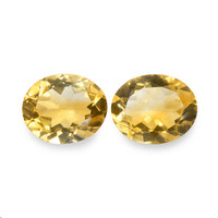 7.07 Ct.Tw. Oval Citrine Pair