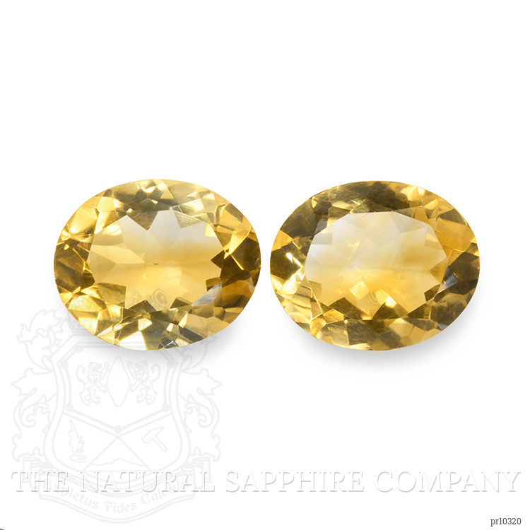 7.07 Ct.Tw. Citrine Pair from Brazil