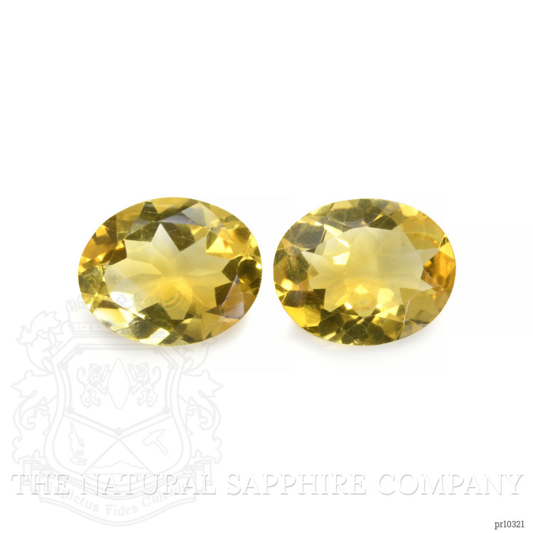6.96 Ct.Tw. Citrine Pair from Brazil