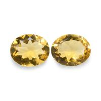 6.73 Ct.Tw. Oval Citrine Pair