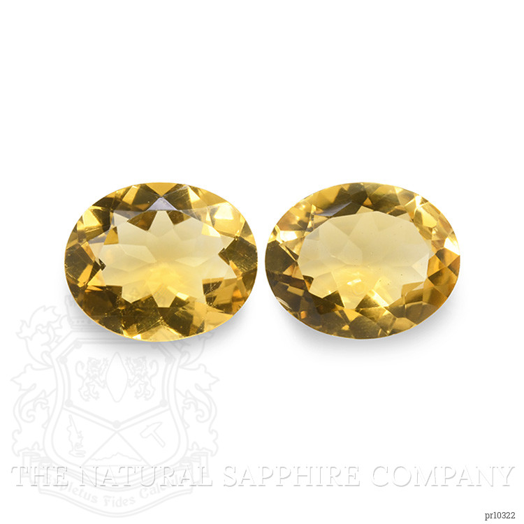 6.73 Ct.Tw. Citrine Pair from Brazil