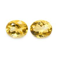 8.07 Ct.Tw. Oval Citrine Pair