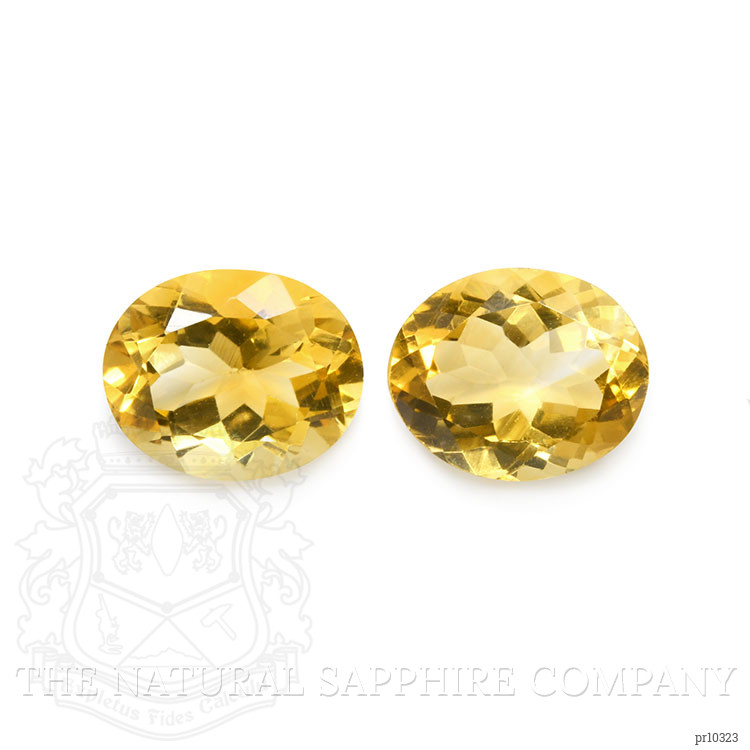 8.07 Ct.Tw. Citrine Pair from Brazil