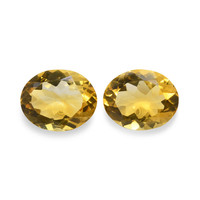7.00 Ct.Tw. Oval Citrine Pair
