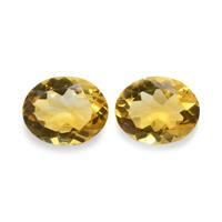 7.00 Ct.Tw. Oval Citrine Pair
