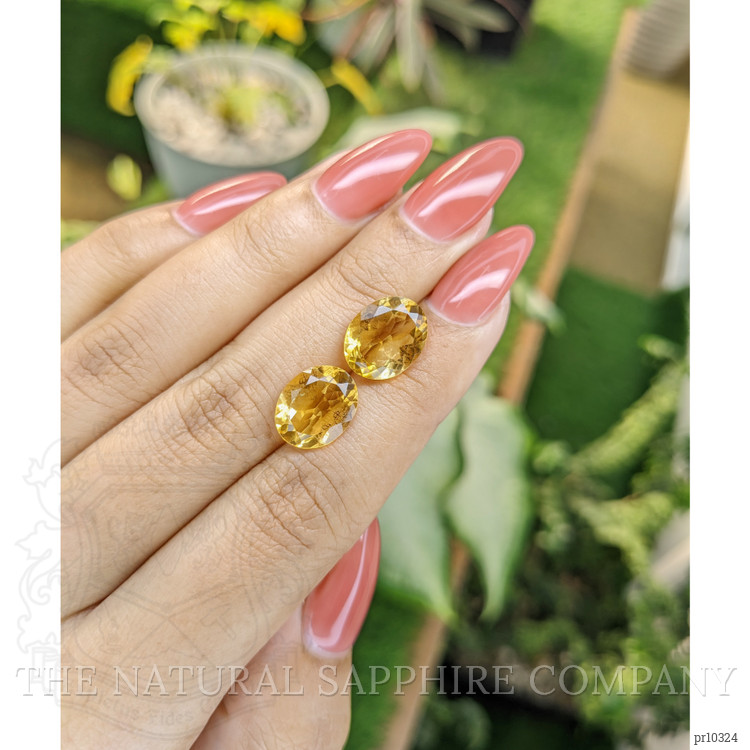 7.00 Ct.Tw. Citrine Pair from Brazil