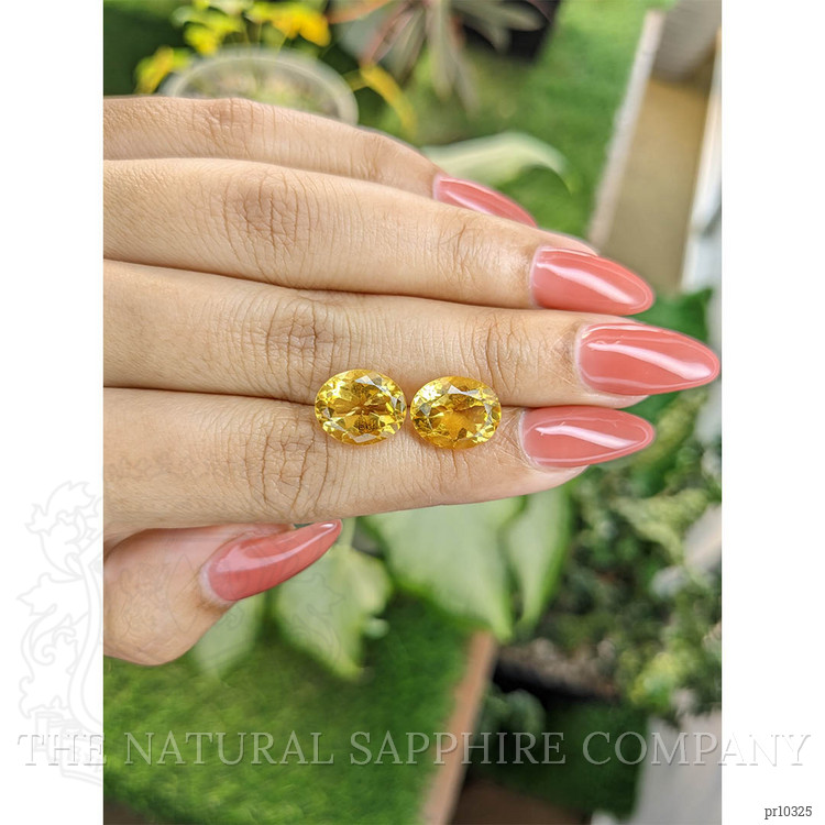 8.09 Ct.Tw. Citrine Pair from Brazil