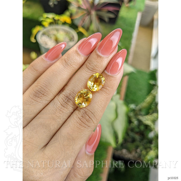 8.09 Ct.Tw. Citrine Pair from Brazil