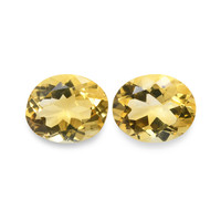 7.49 Ct.Tw.Total Carat Weight Citrine Pair from Brazil Image