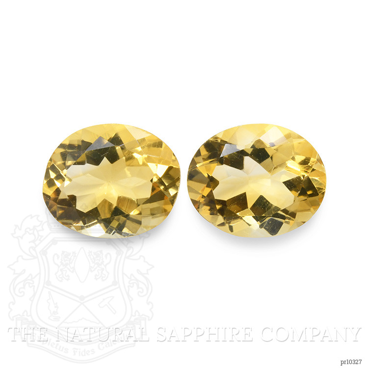 7.49 Ct.Tw. Citrine Pair from Brazil