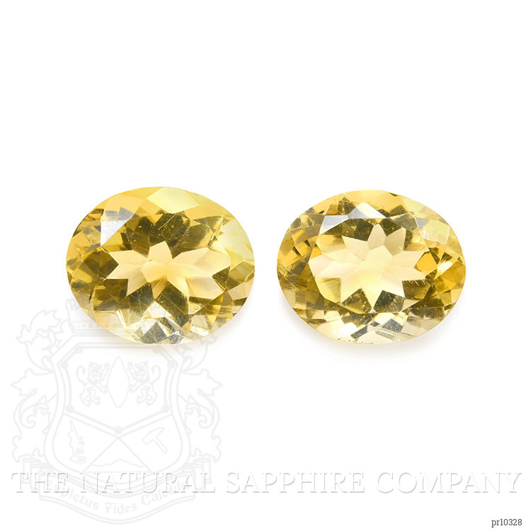 7.56 Ct.Tw. Citrine Pair from Brazil