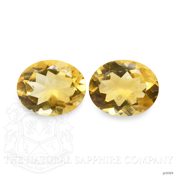 7.17 Ct.Tw. Citrine Pair from Brazil