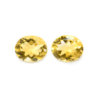 7.30 Ct.Tw.Total Carat Weight Citrine Pair from Brazil Image