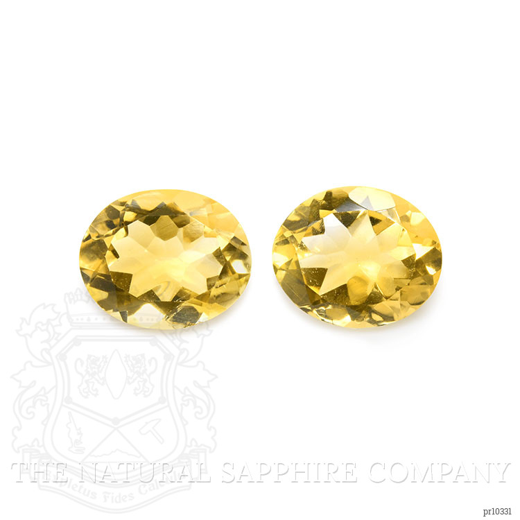 7.30 Ct.Tw. Citrine Pair from Brazil