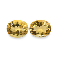 7.81 Ct.Tw.Total Carat Weight Citrine Pair from Brazil Image