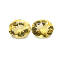 7.35 Ct.Tw. Oval Citrine Pair