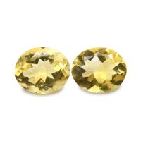 7.35 Ct.Tw. Oval Citrine Pair