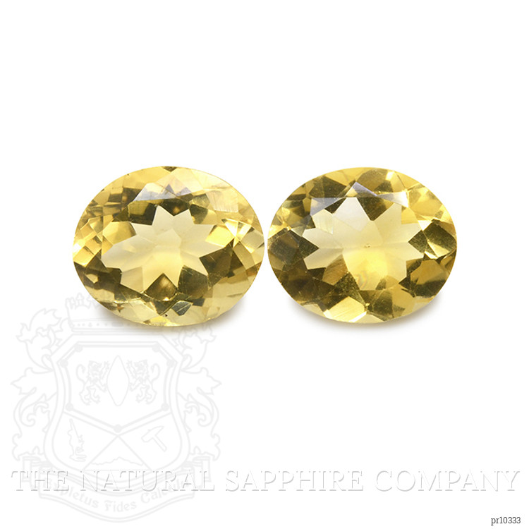 7.35 Ct.Tw. Citrine Pair from Brazil