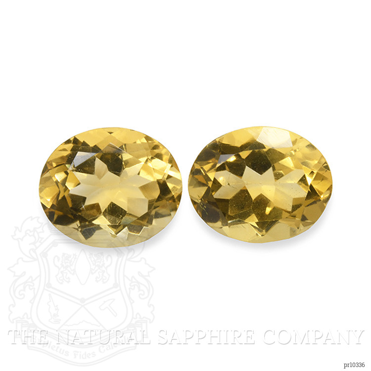 8.61 Ct.Tw. Citrine Pair from Brazil