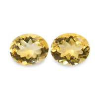 7.62 Ct.Tw. Oval Citrine Pair