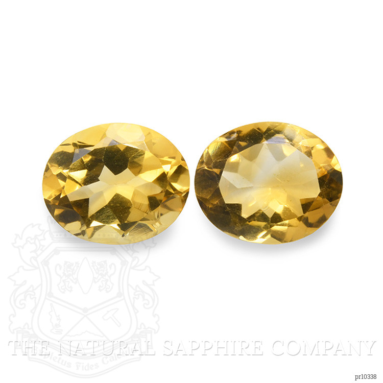 6.97 Ct.Tw. Citrine Pair from Brazil
