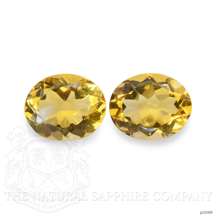 7.73 Ct.Tw. Citrine Pair from Brazil