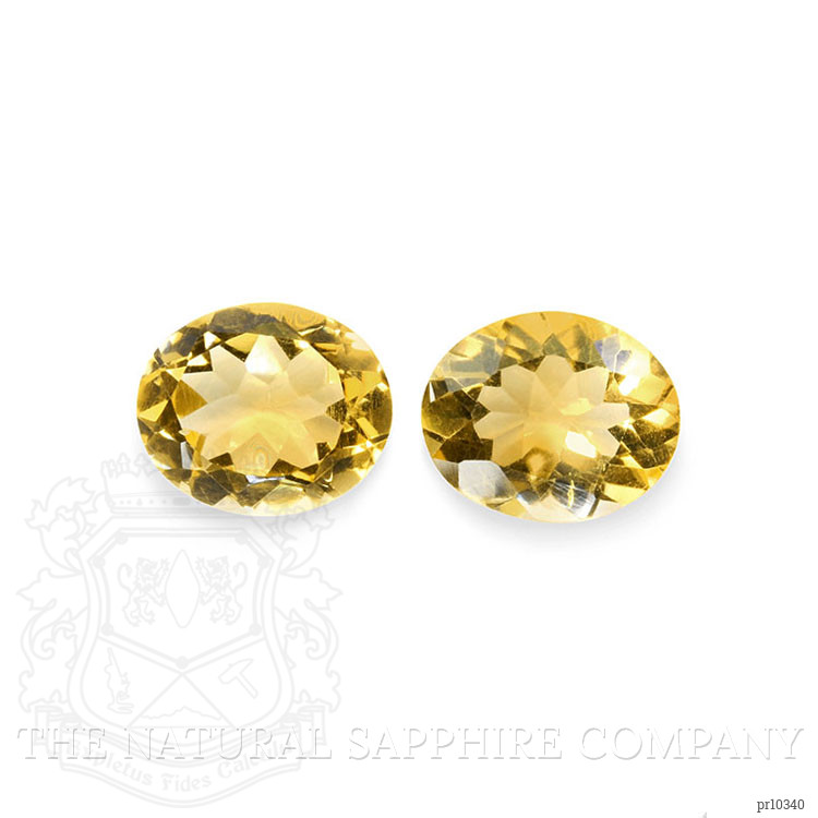 6.94 Ct.Tw. Citrine Pair from Brazil