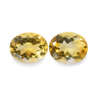 7.80 Ct.Tw. Oval Citrine Pair