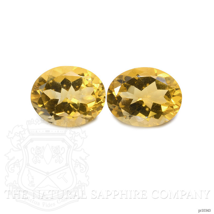7.82 Ct.Tw. Citrine Pair from Brazil