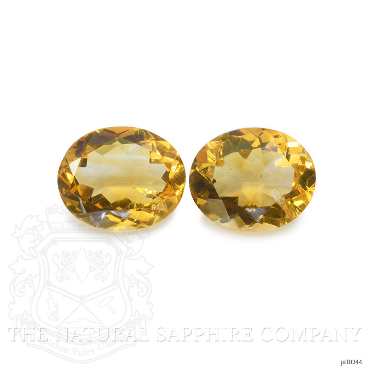 7.58 Ct.Tw. Citrine Pair from Brazil
