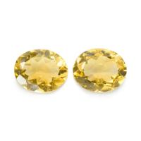 7.04 Ct.Tw.Total Carat Weight Citrine Pair from Brazil Image