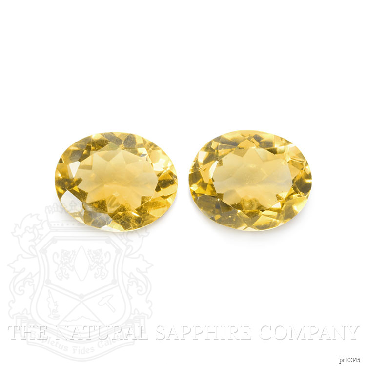 7.04 Ct.Tw. Citrine Pair from Brazil