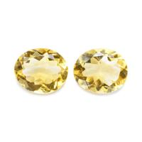 7.20 Ct.Tw. Oval Citrine Pair