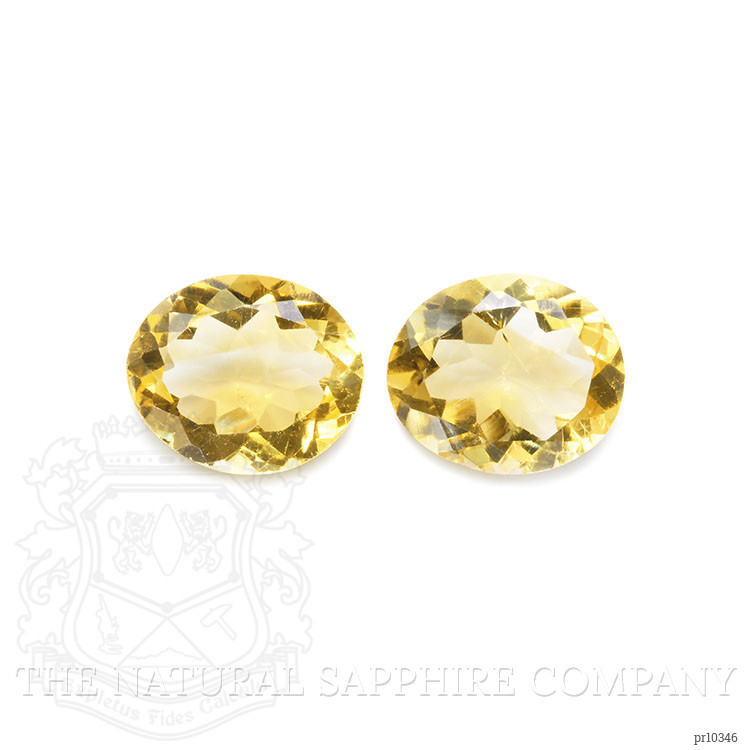 7.20 Ct.Tw. Citrine Pair from Brazil