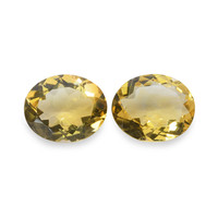 6.46 Ct.Tw. Oval Citrine Pair