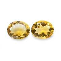 7.83 Ct.Tw.Total Carat Weight Citrine Pair from Brazil Image