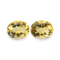8.51 Ct.Tw. Oval Citrine Pair