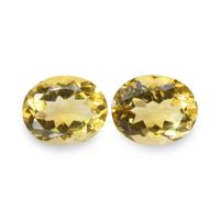 8.51 Ct.Tw. Oval Citrine Pair