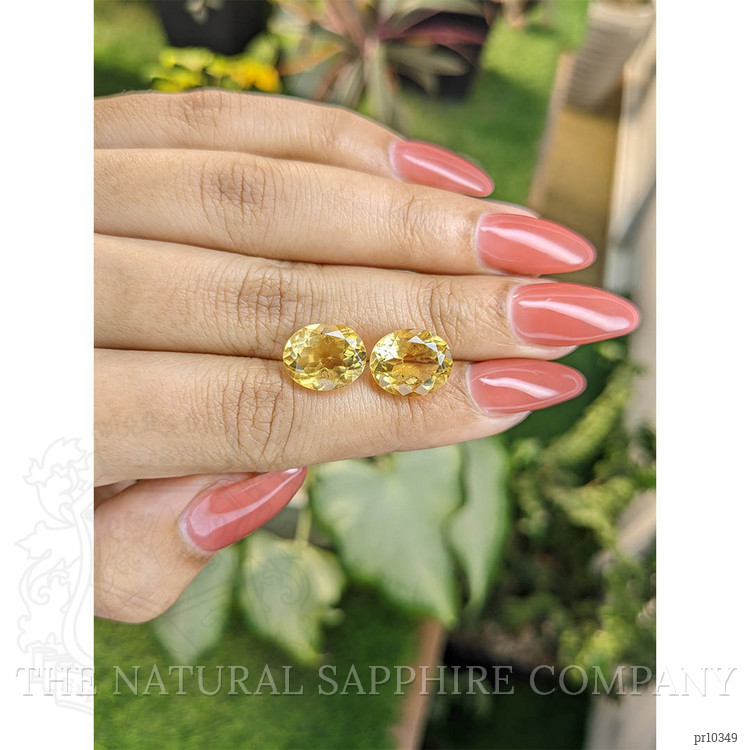 8.51 Ct.Tw. Citrine Pair from Brazil