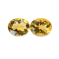 7.35 Ct.Tw. Oval Citrine Pair