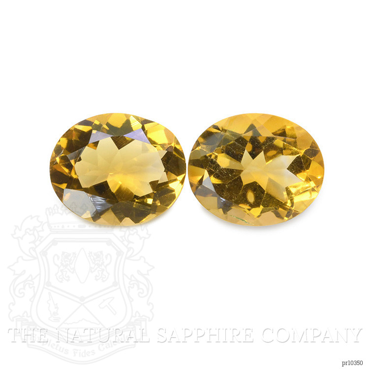 7.35 Ct.Tw. Citrine Pair from Brazil