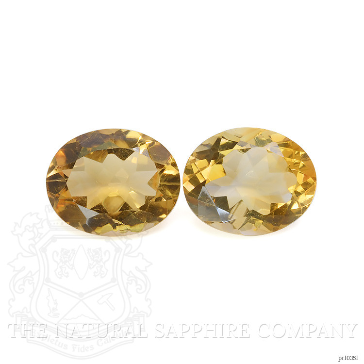 7.50 Ct.Tw. Citrine Pair from Brazil