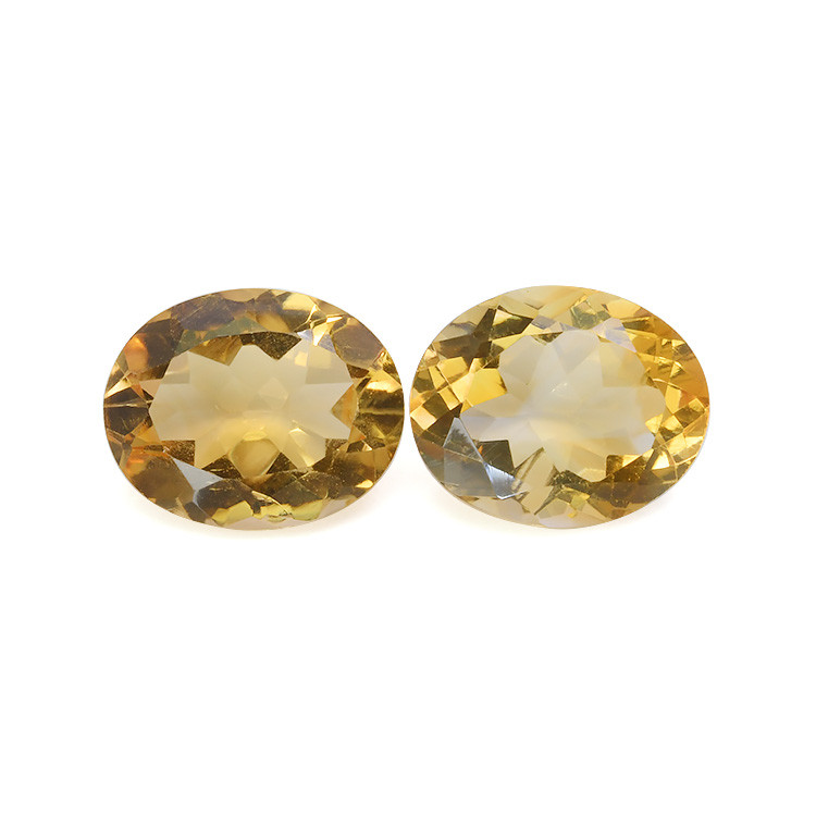 7.50 Ct.Tw. Citrine Pair from Brazil