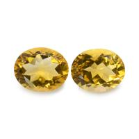8.06 Ct.Tw. Oval Citrine Pair