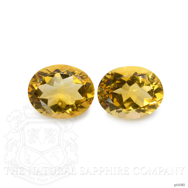 8.06 Ct.Tw. Citrine Pair from Brazil