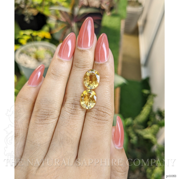 7.00 Ct.Tw. Citrine Pair from Brazil