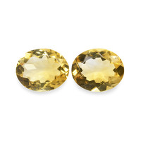 6.84 Ct.Tw. Oval Citrine Pair