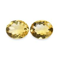 6.84 Ct.Tw.Total Carat Weight Citrine Pair from Brazil Image